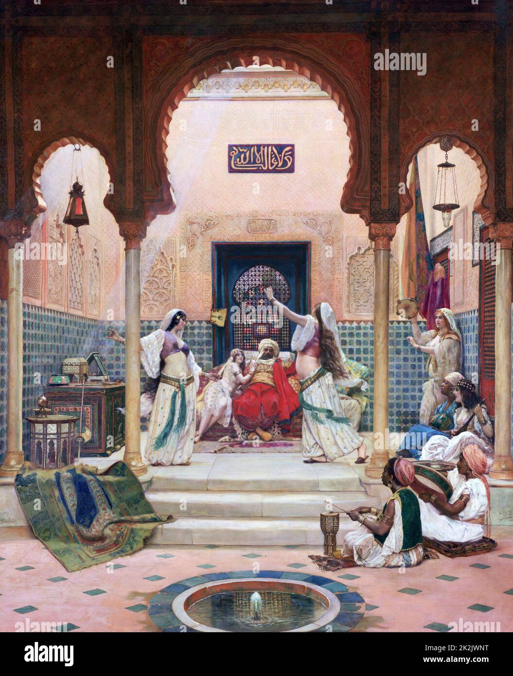 Paul Louis Bouchard Ecole française danse de ALMEE les Alées c.1893 huile sur toile (160 x 133 cm) Paris, musée d'Orsay Banque D'Images