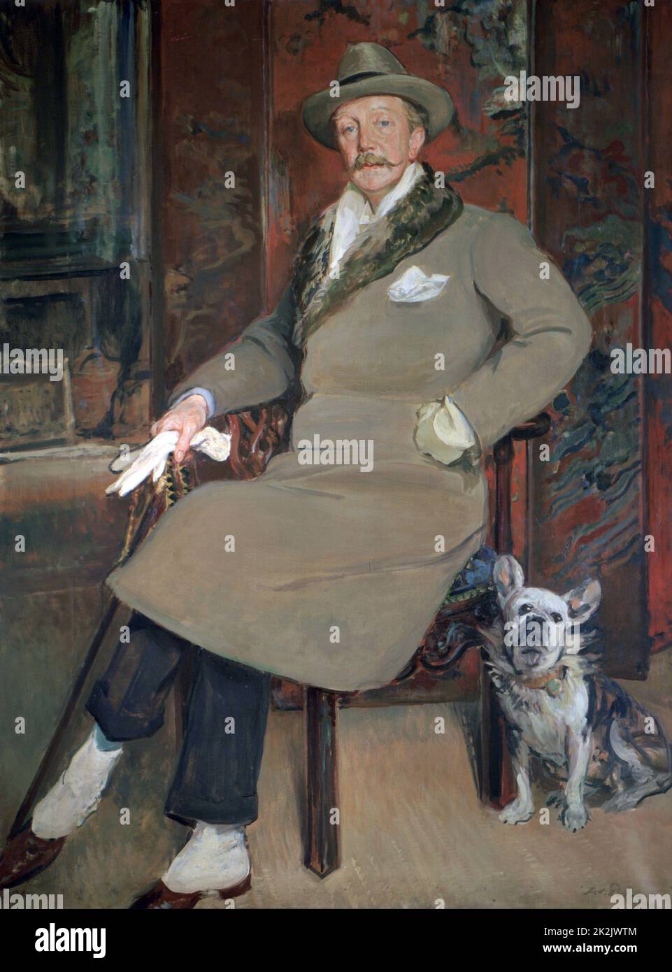 Jacques-Emile Blanche école française Paul Ernest Boniface le Comte de Castellane, 1924. Le premier mari de la socialite Anna Gould. Huile sur toile Collection privée Banque D'Images