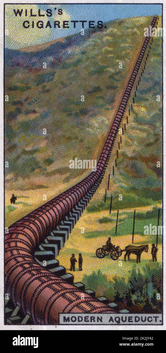 Merveilles d'ingénierie, 1927 : Mâchoire, Siphon de l'Aqueduc de Los Angeles, USA. Banque D'Images