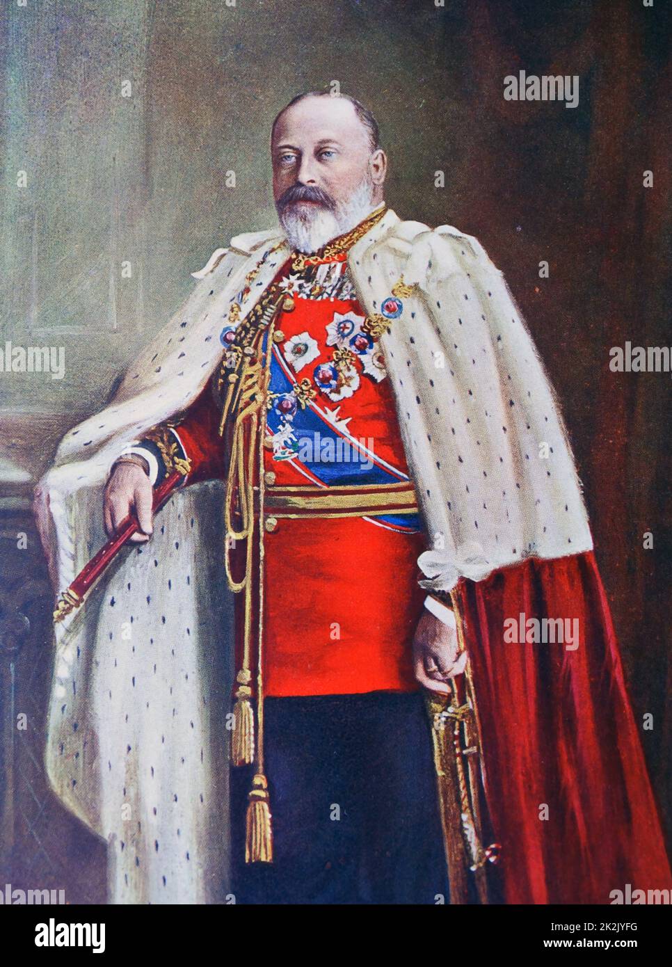 Le roi Édouard VII Banque D'Images