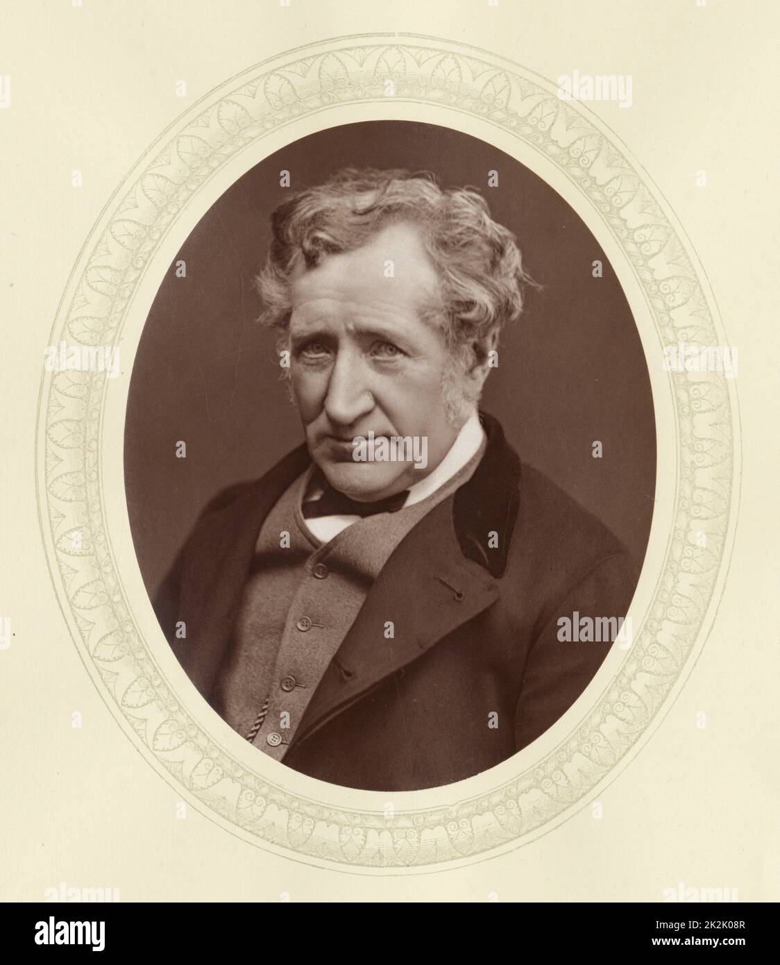 James Hall Nasmyth (1808-1890) c1877, ingénieur, inventeur et astronome écossais. Son invention la plus célèbre était le marteau à vapeur. Fabricant de machines-outils. A pris sa retraite à 48 ans pour se concentrer sur ses passe-temps, l'astronomie et la photographie. Banque D'Images