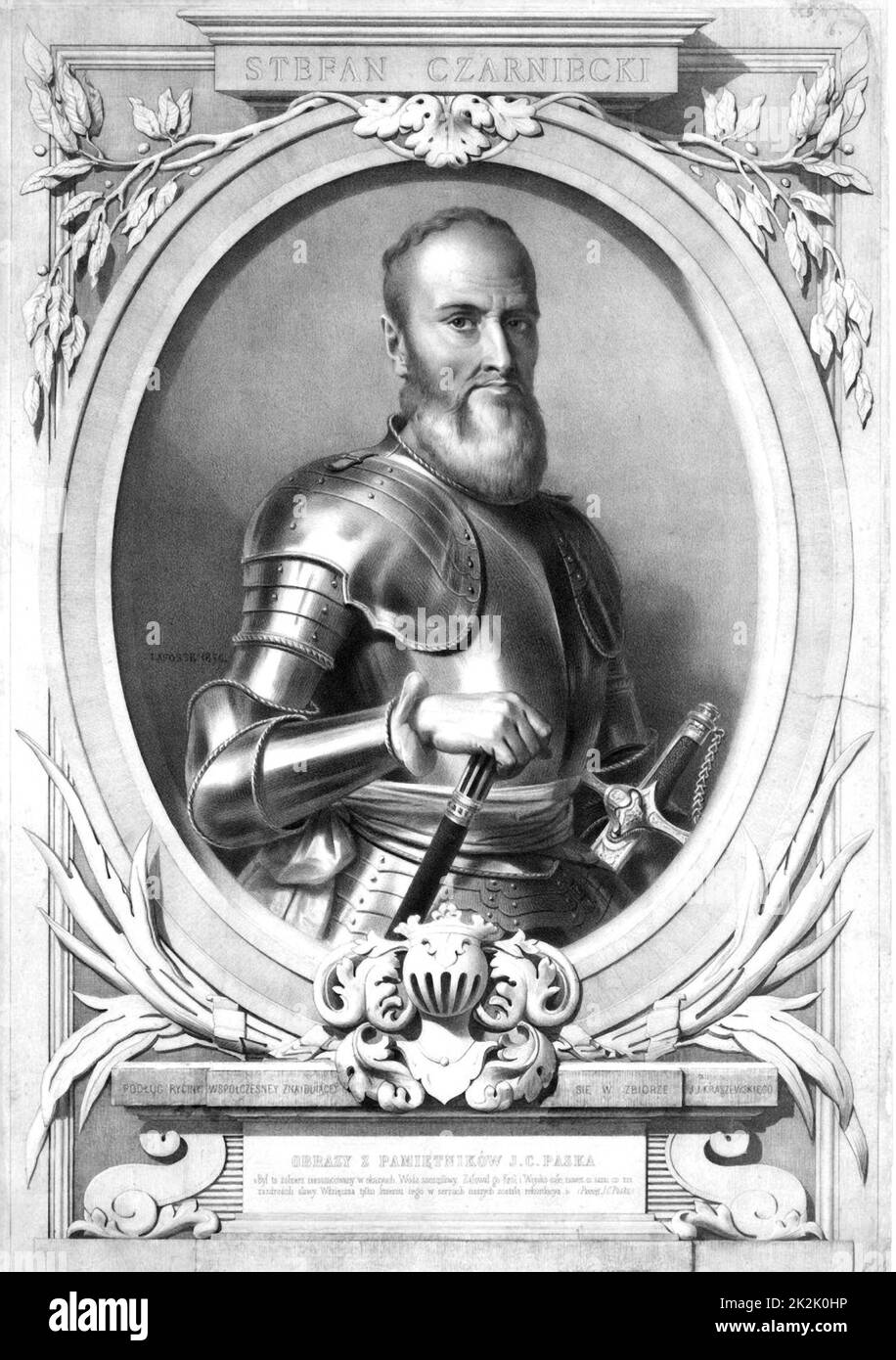 Stefan Czarniecki (1599-1665) lituanien polonais général du Commonwealth et noble. Banque D'Images