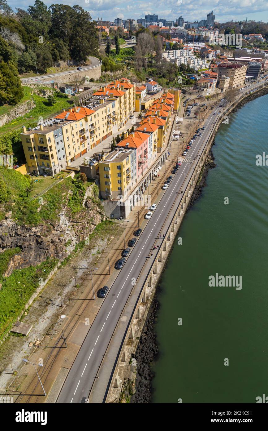 Vue sur la ville de Porto Banque D'Images