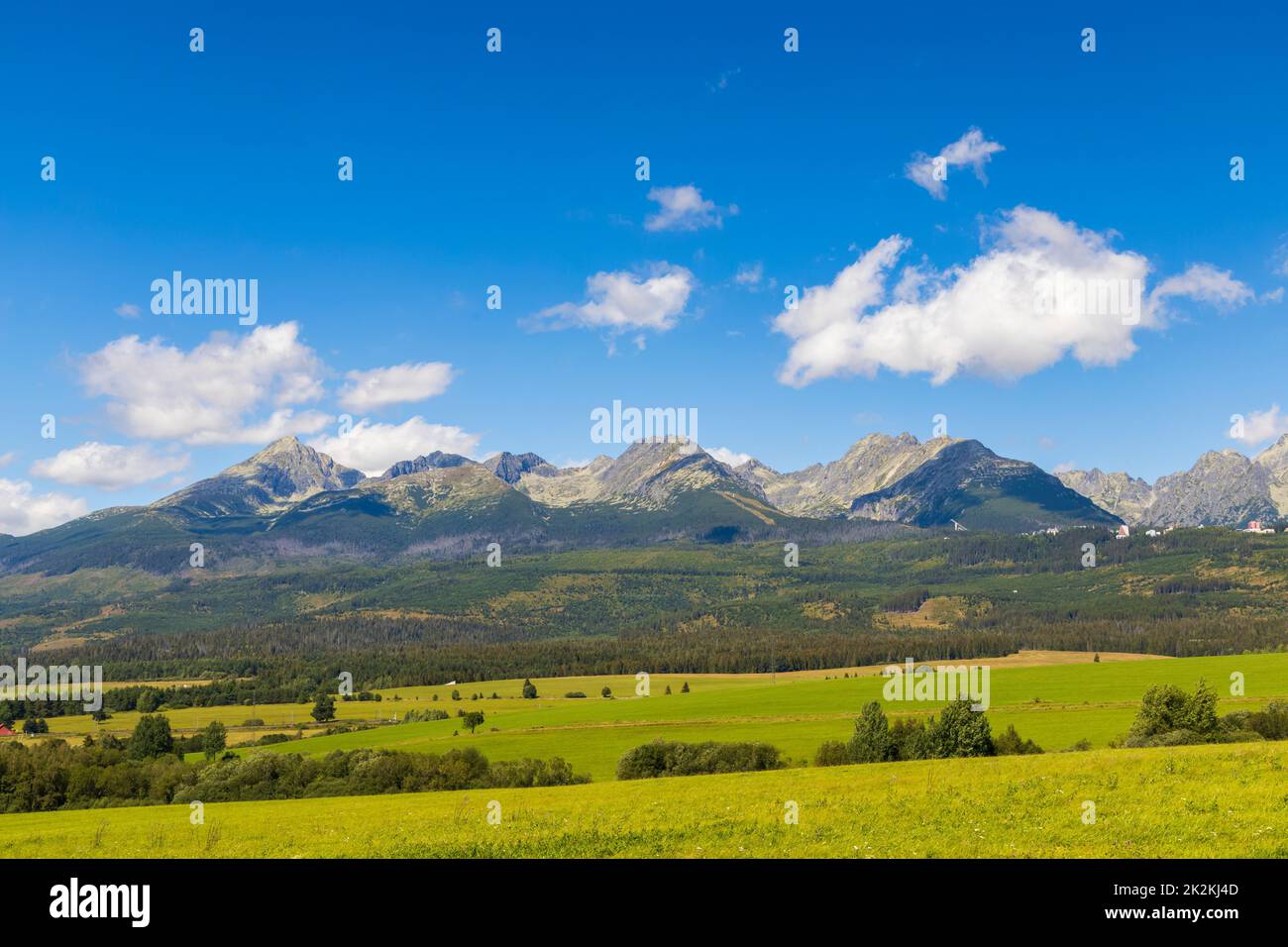 Hautes Tatras en été, Slovaquie Banque D'Images