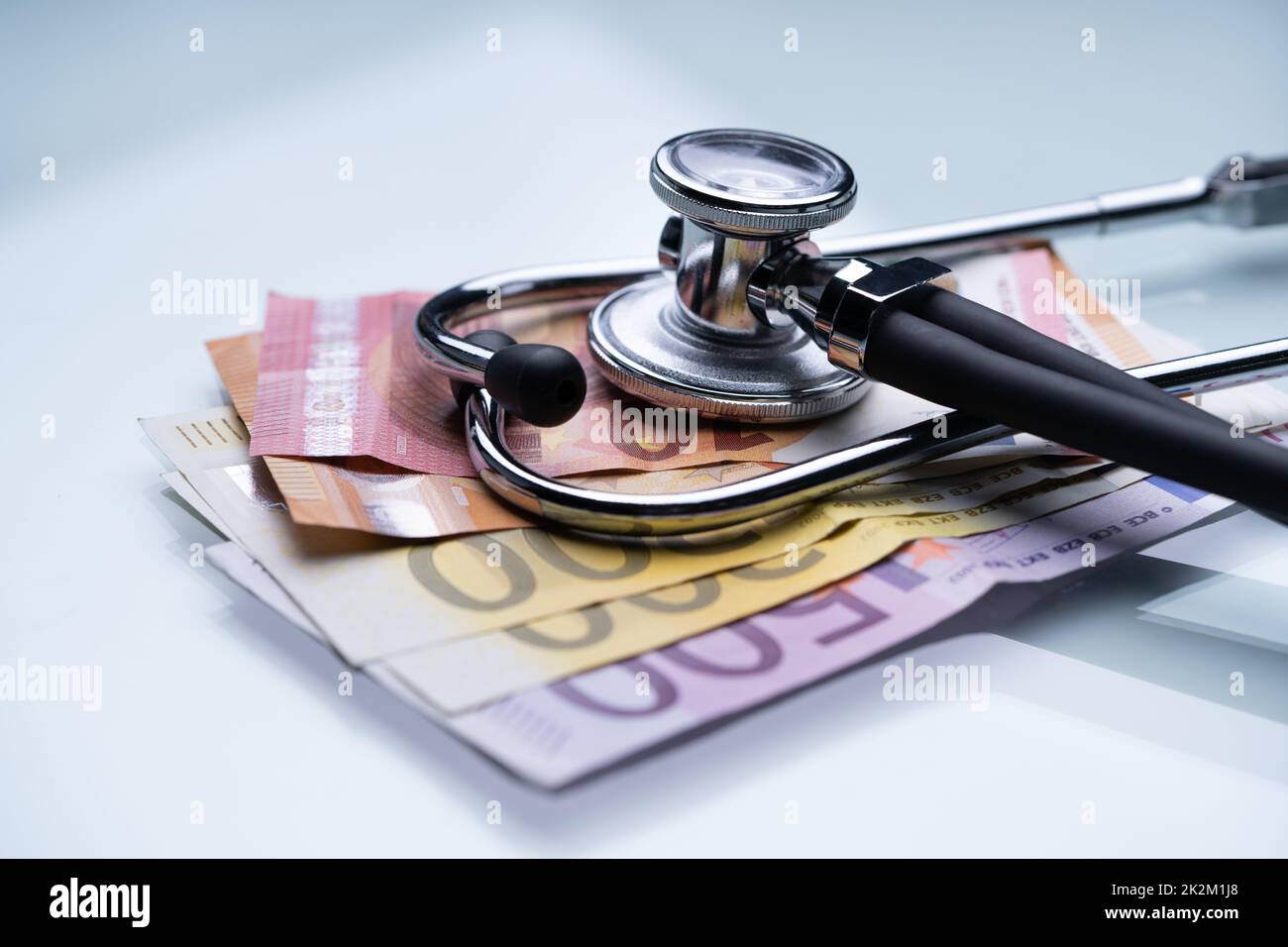 L'argent et la maladie dans les soins de santé Banque D'Images