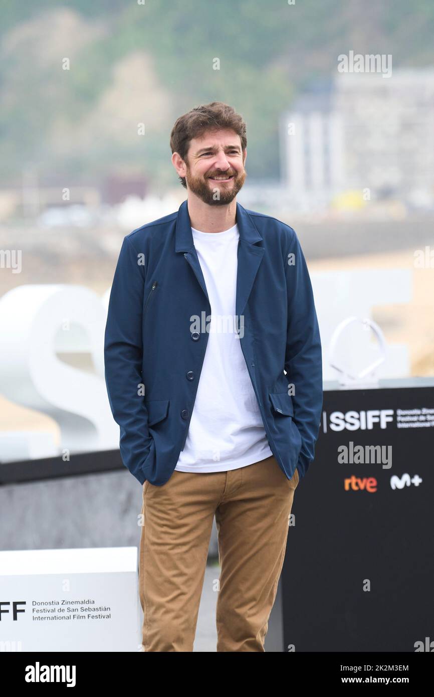 Donostia / San Sebastian. Espagne. 20220923, Gorka Otxoa a assisté au "Black is Beltza II" Photocall pendant 70th Festival International du film de San Sebastian au Palais Kursaal sur 23 septembre 2022 à Donostia / San Sebastian, Espagne Banque D'Images