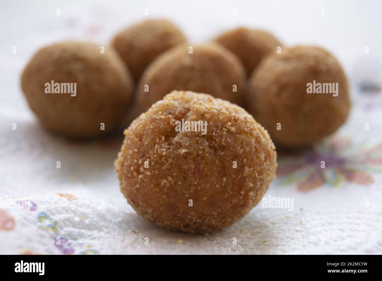 boulettes de riz sicilien ou arancine Banque D'Images