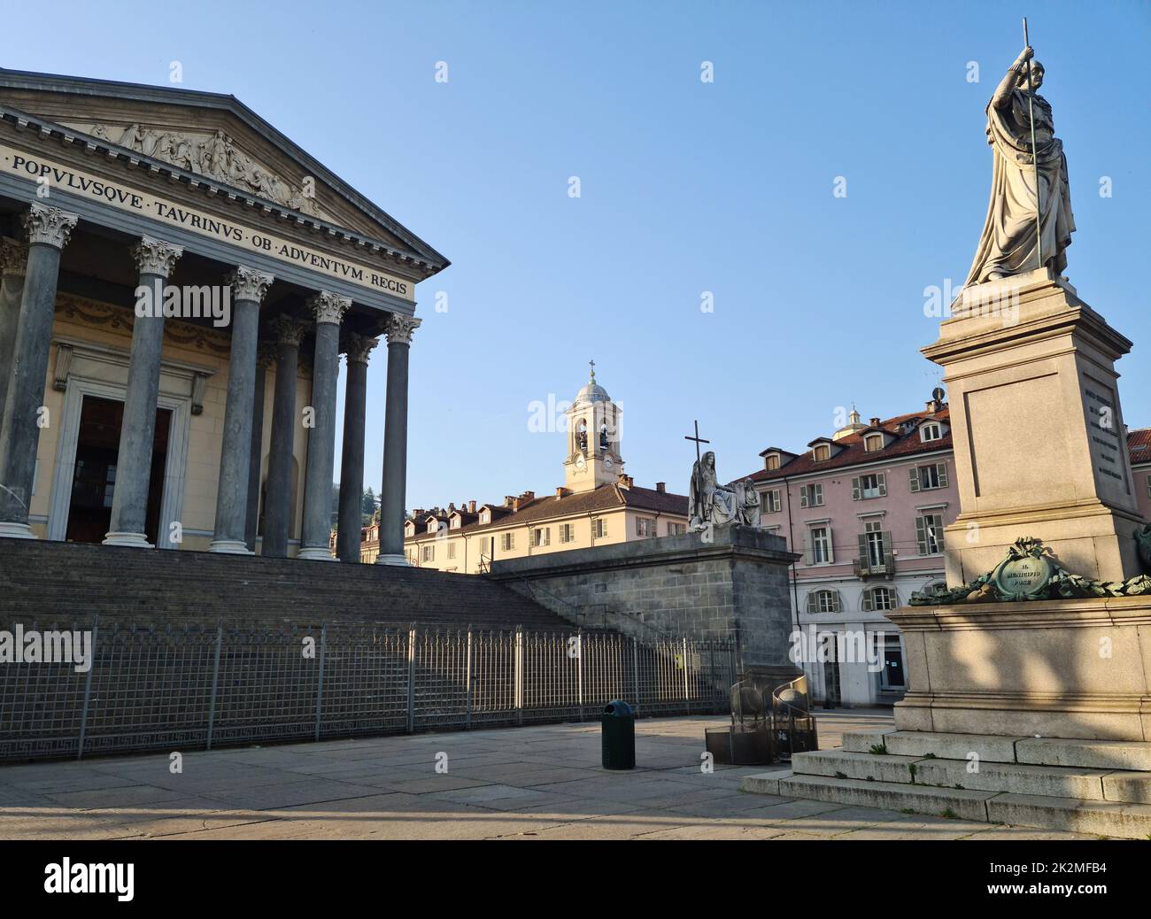 L'église de la Gran Madre di Dio est l'un des lieux de culte catholiques les plus importants à Turin, sur la rive droite du po, dans le Borgo po Banque D'Images