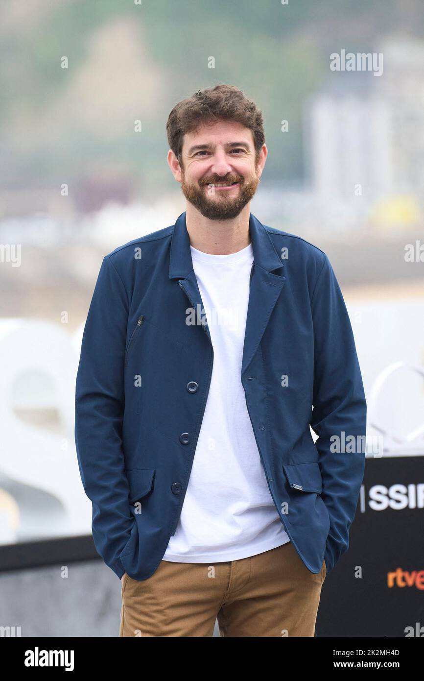 Saint-Sébastien, Espagne. 23 septembre 2022, Gorka Otxoa assister au Black est Beltza II photocall lors du Festival International du film de Saint-Sébastien 70th au Palais Kursaal sur 23 septembre 2022 à Saint-Sébastien, Espagne. Photo par ABACAPRESS.COM Banque D'Images