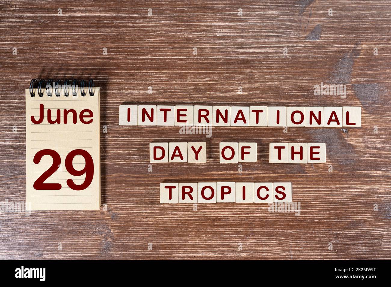 Journée internationale des Tropiques Banque D'Images