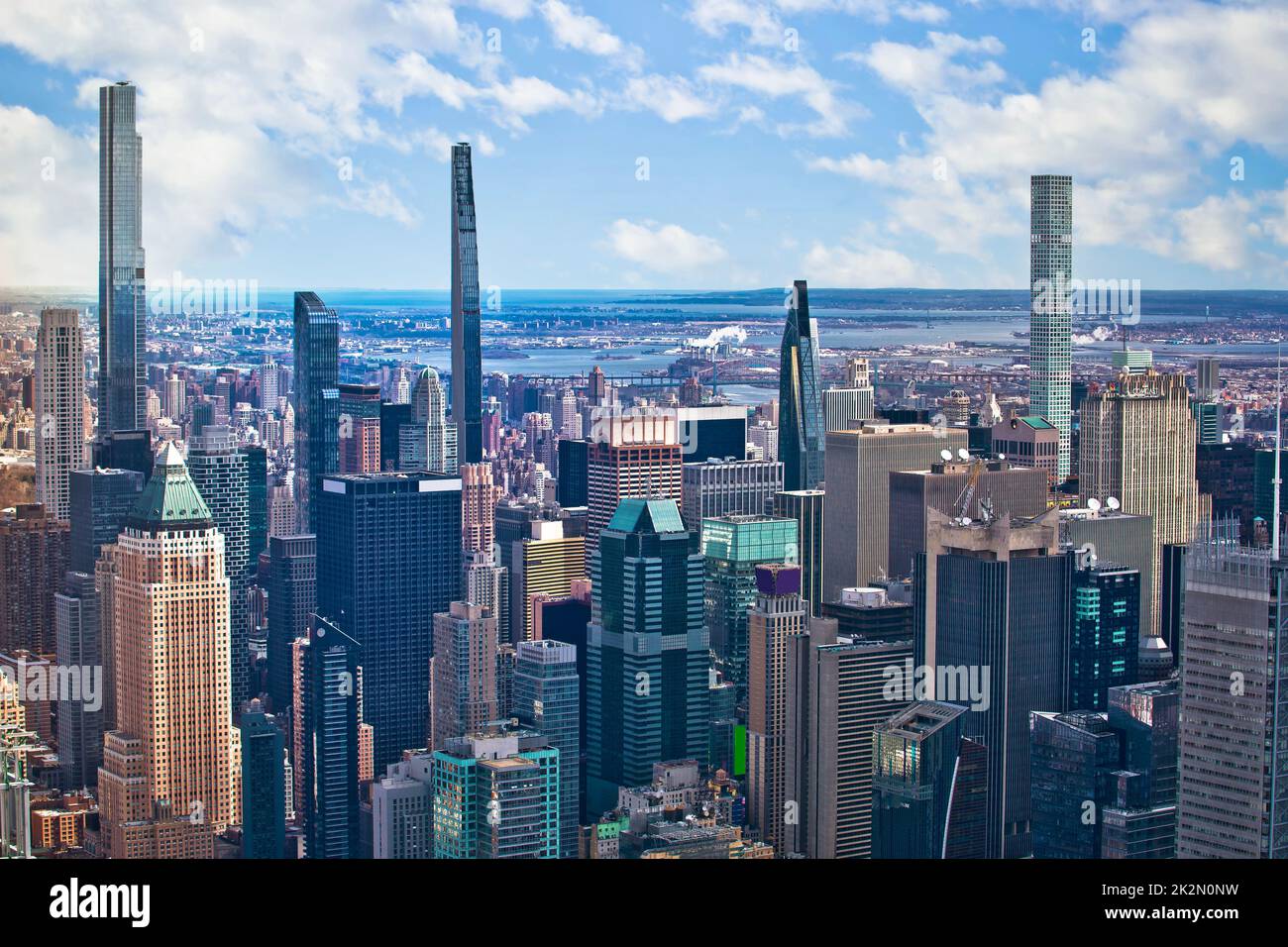 Vue pittoresque sur la ville de New York Banque D'Images