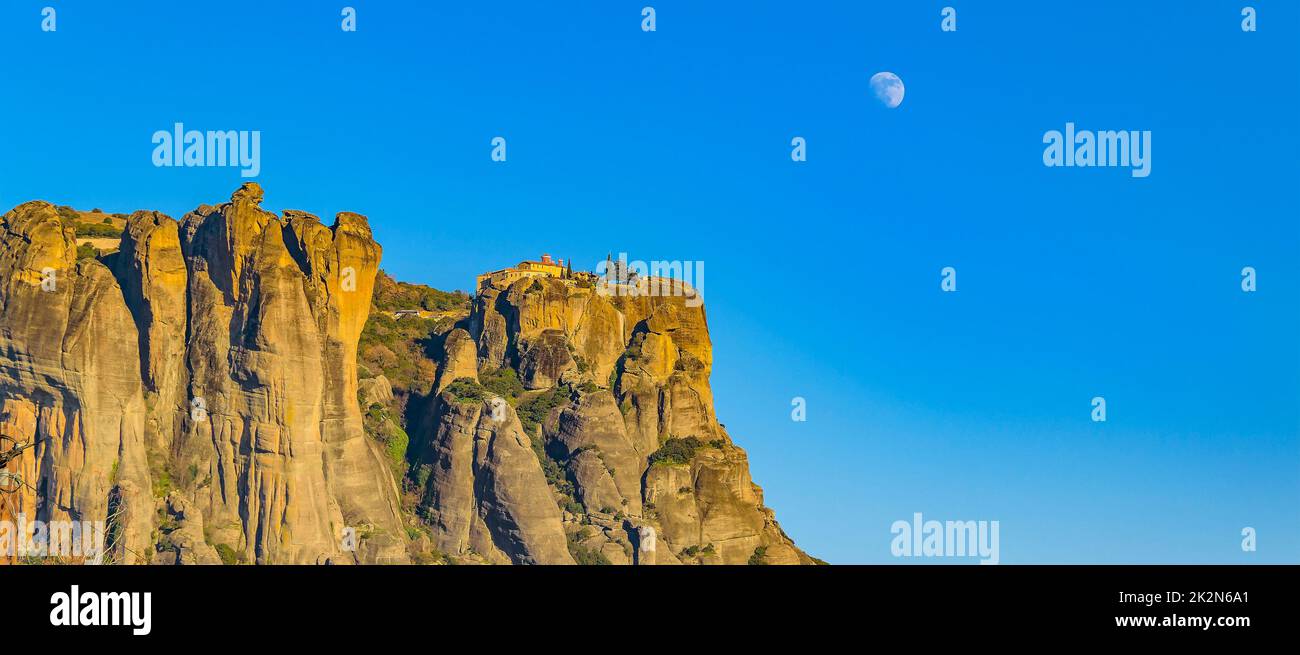 Monastères Meteora, Tesalia, Grèce Banque D'Images