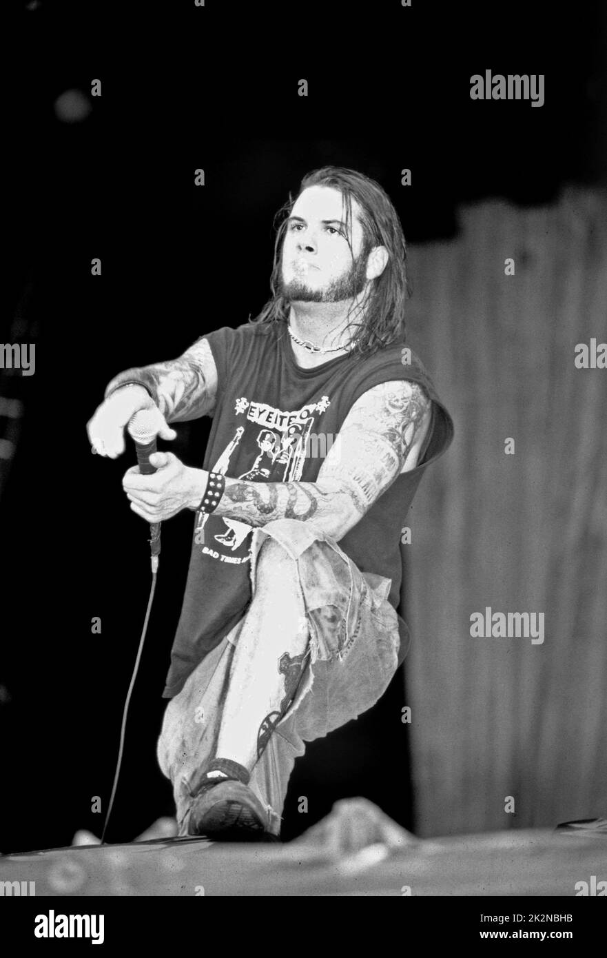 PANTERA, Phil Anselmo, crédit : Mel Longhurst / Performing Arts Images, www.performingartsimages.com Banque D'Images