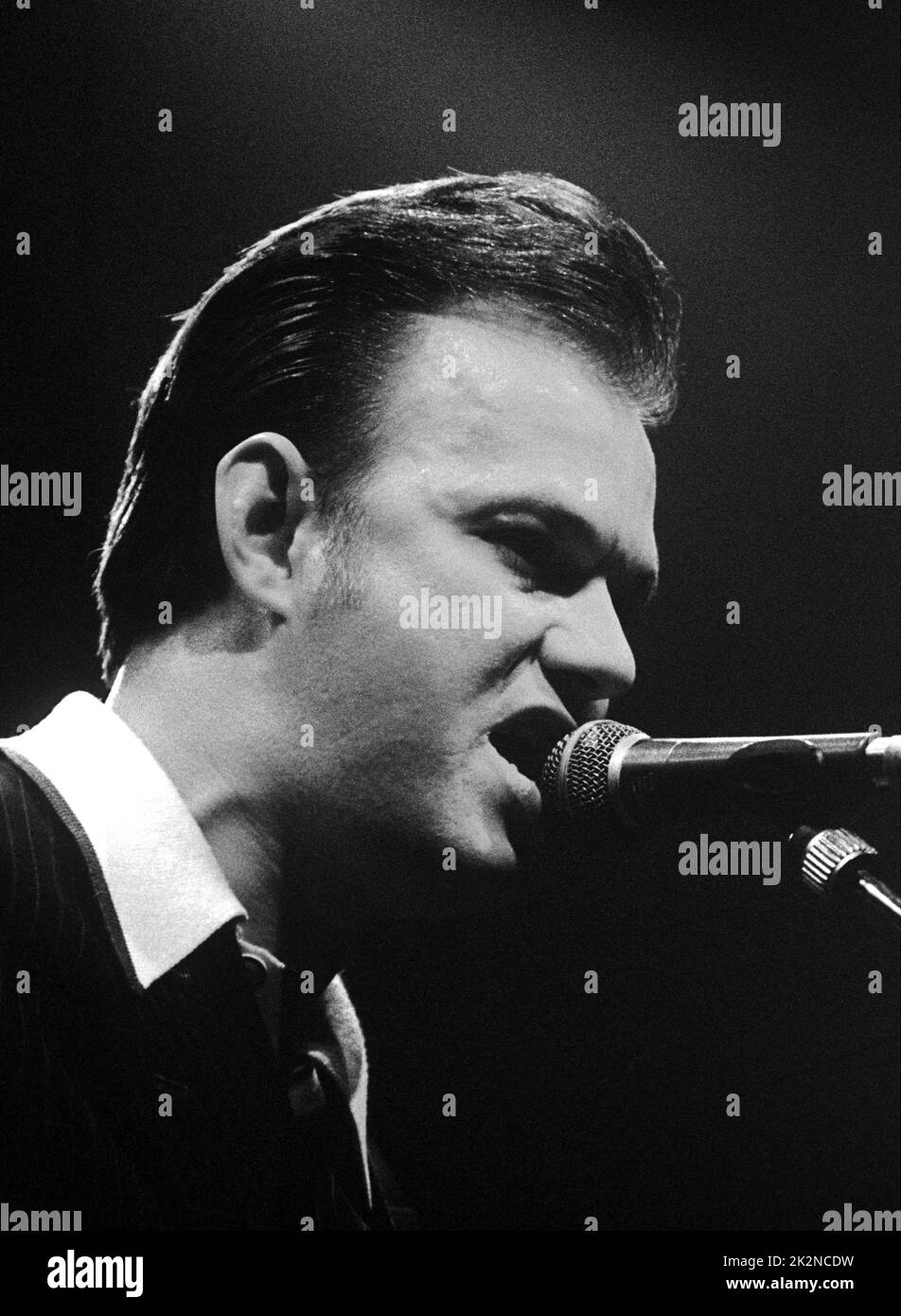 EDWYN COLLINS ; vivre à Shepherd's Bush Empire , Londres, Royaume-Uni ; novembre 1995 ; crédit : Mel Longhurst / Performing Arts Images ; www.performingartsimages.com Banque D'Images