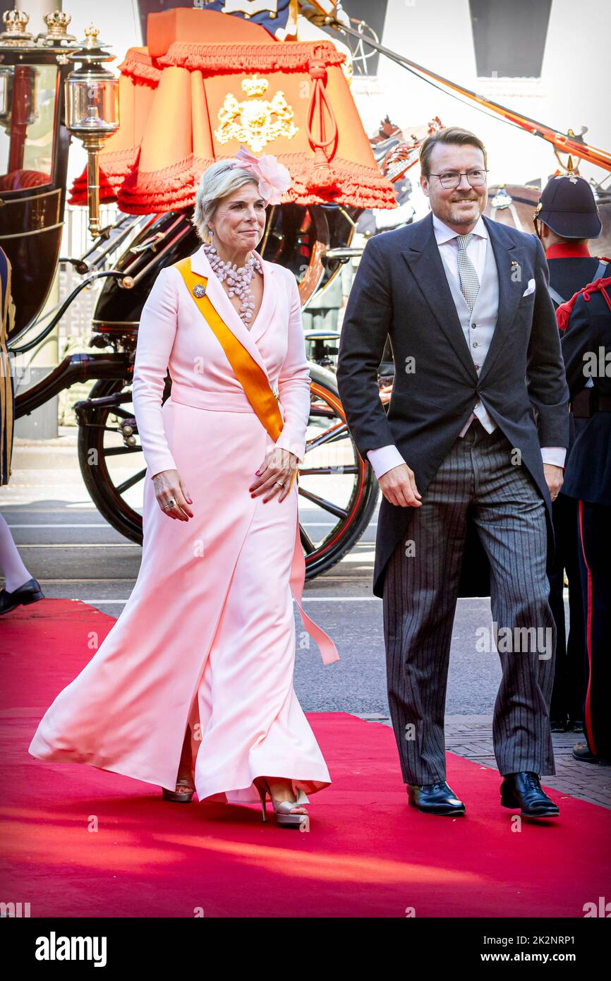 Reine Maxima 2022 LA HAYE - le roi Willem-Alexander, la reine Maxima, la princesse Amalia