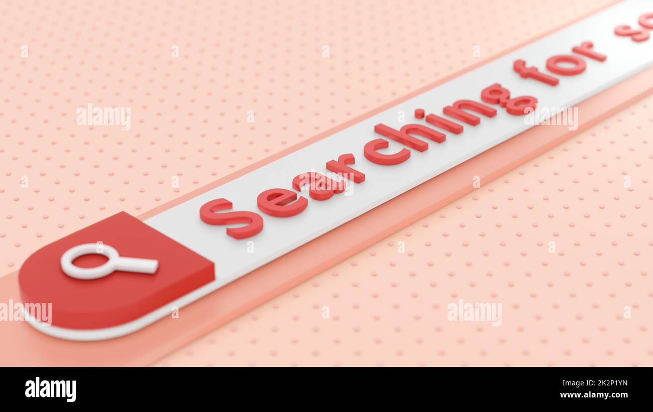 Search bar Banque D'Images