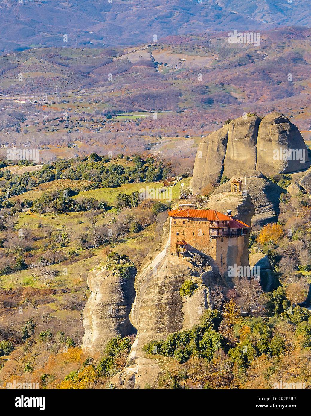 Monastères Meteora, Tesalia, Grèce Banque D'Images