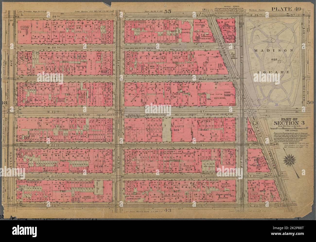 New york madison avenue map Banque de photographies et d’images à haute ...