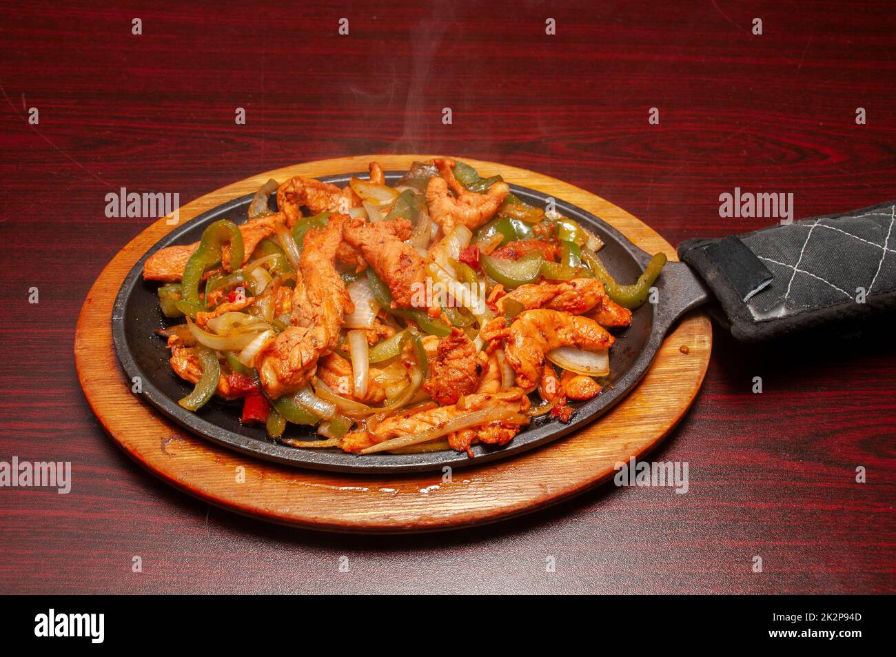 Fajitas aux crevettes mexicaines Banque D'Images