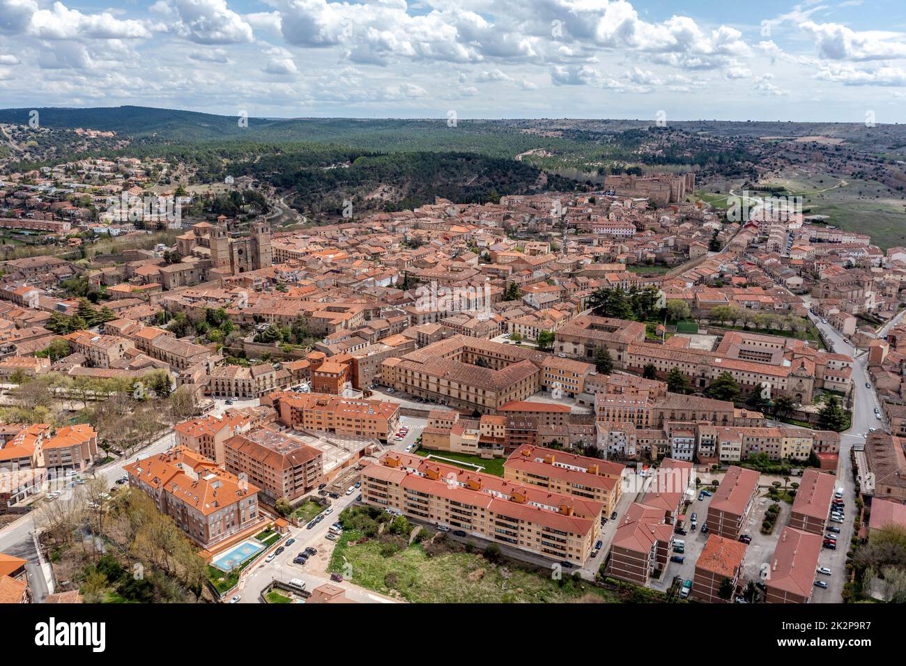 Siguenza Guadalajara province Castilla-Leon Espagne Banque D'Images