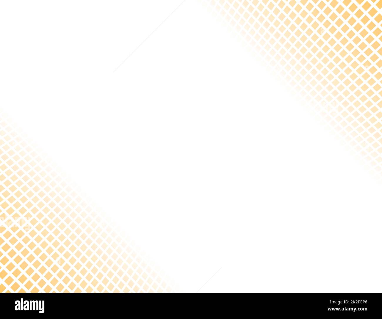 Cadre à points dégradés de couleur jaune orange Banque D'Images