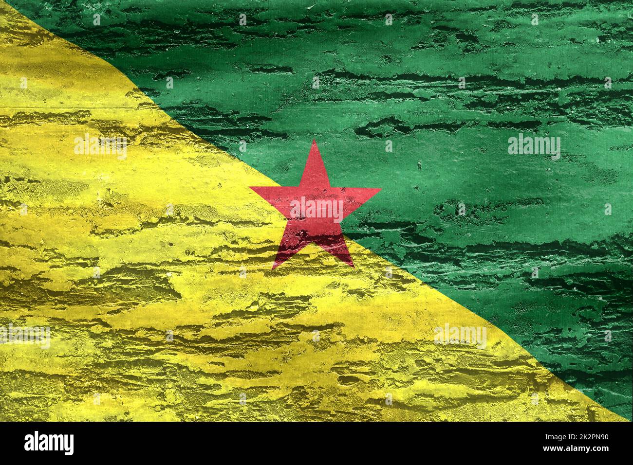 Drapeau de la guyane française Banque de photographies et d’images à ...