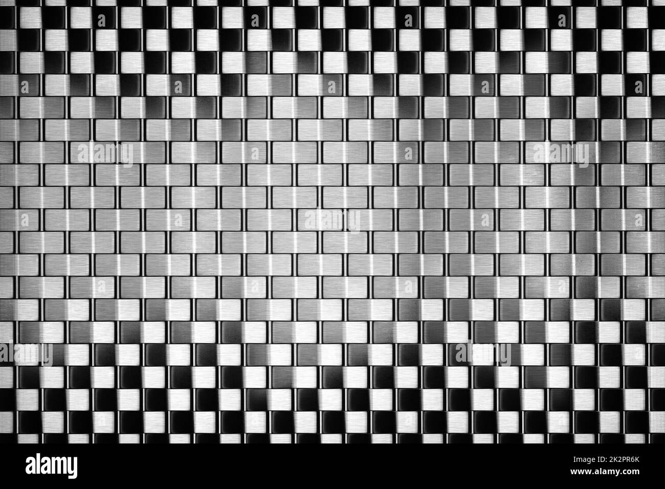 Motif futuriste en fibre de carbone. 3d rendu Banque D'Images