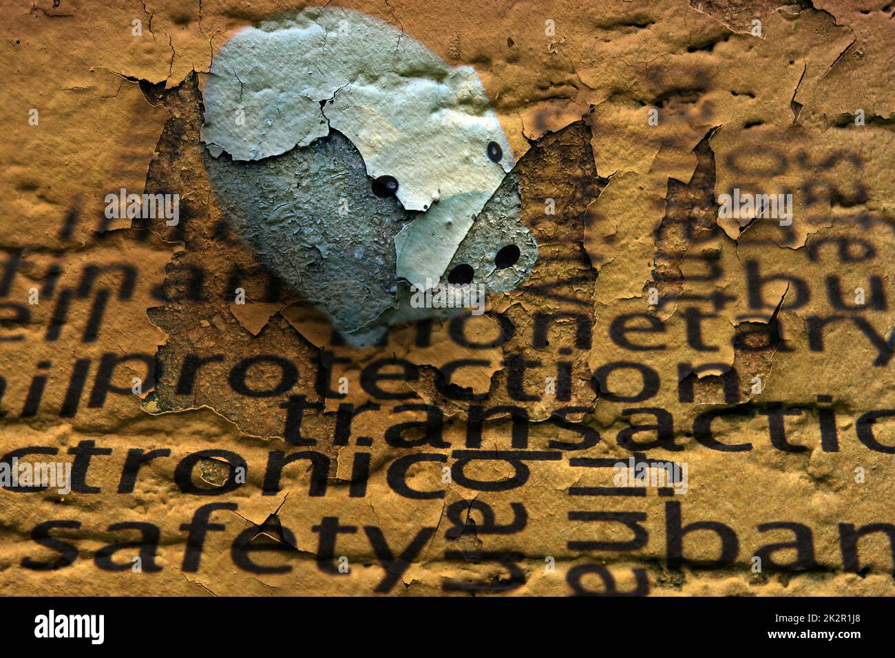 Grunge protection concept Banque D'Images