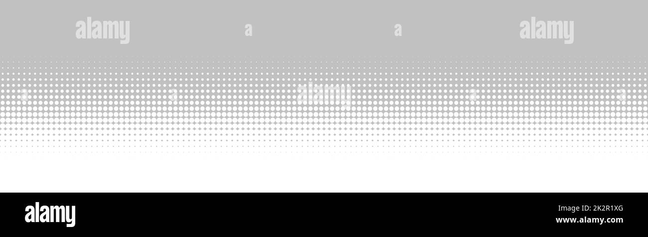 Transition de couleur gris blanc avec points Banque D'Images
