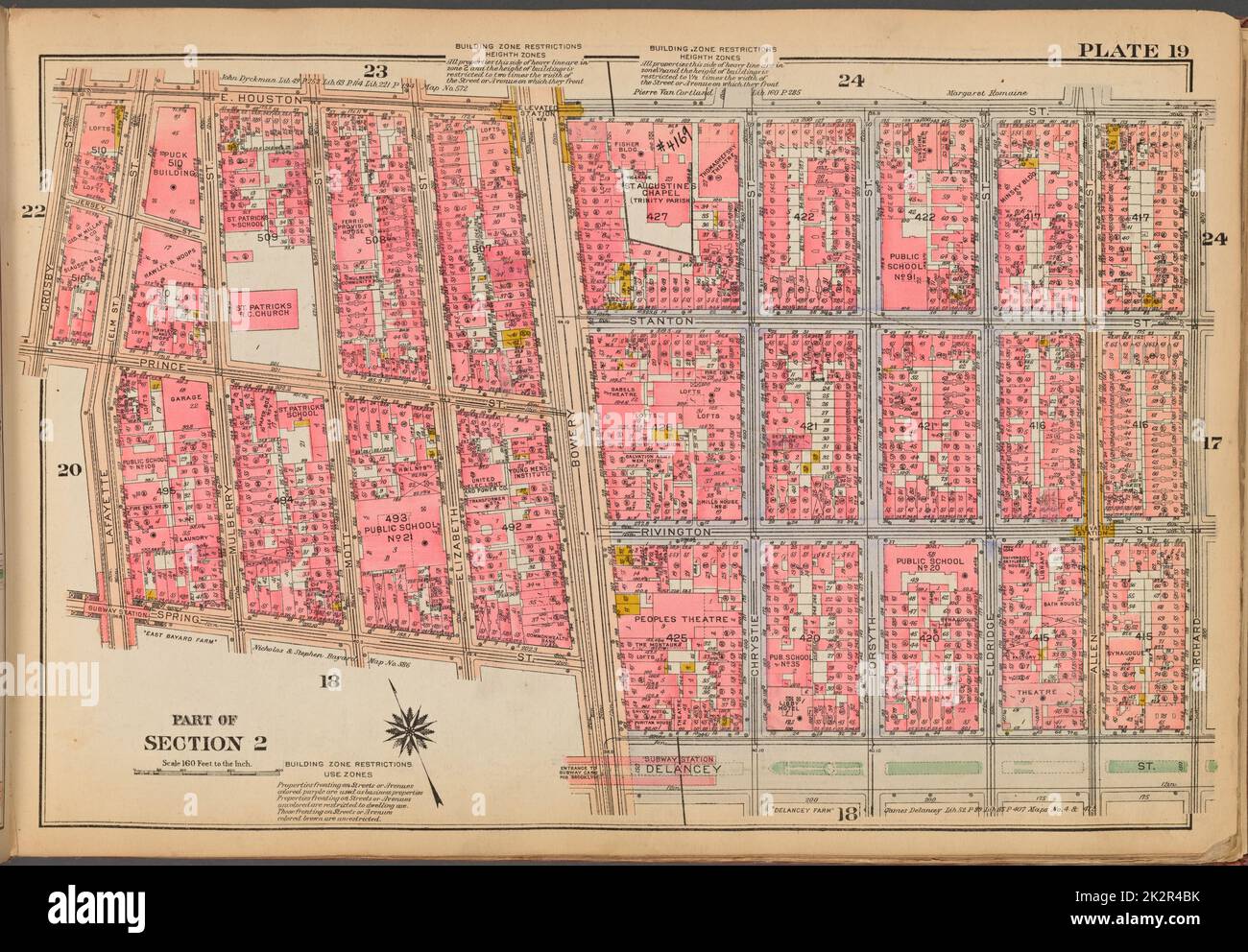Cartographie, cartes. 1921 1923. Lionel Pincus et Princess Firyal Map