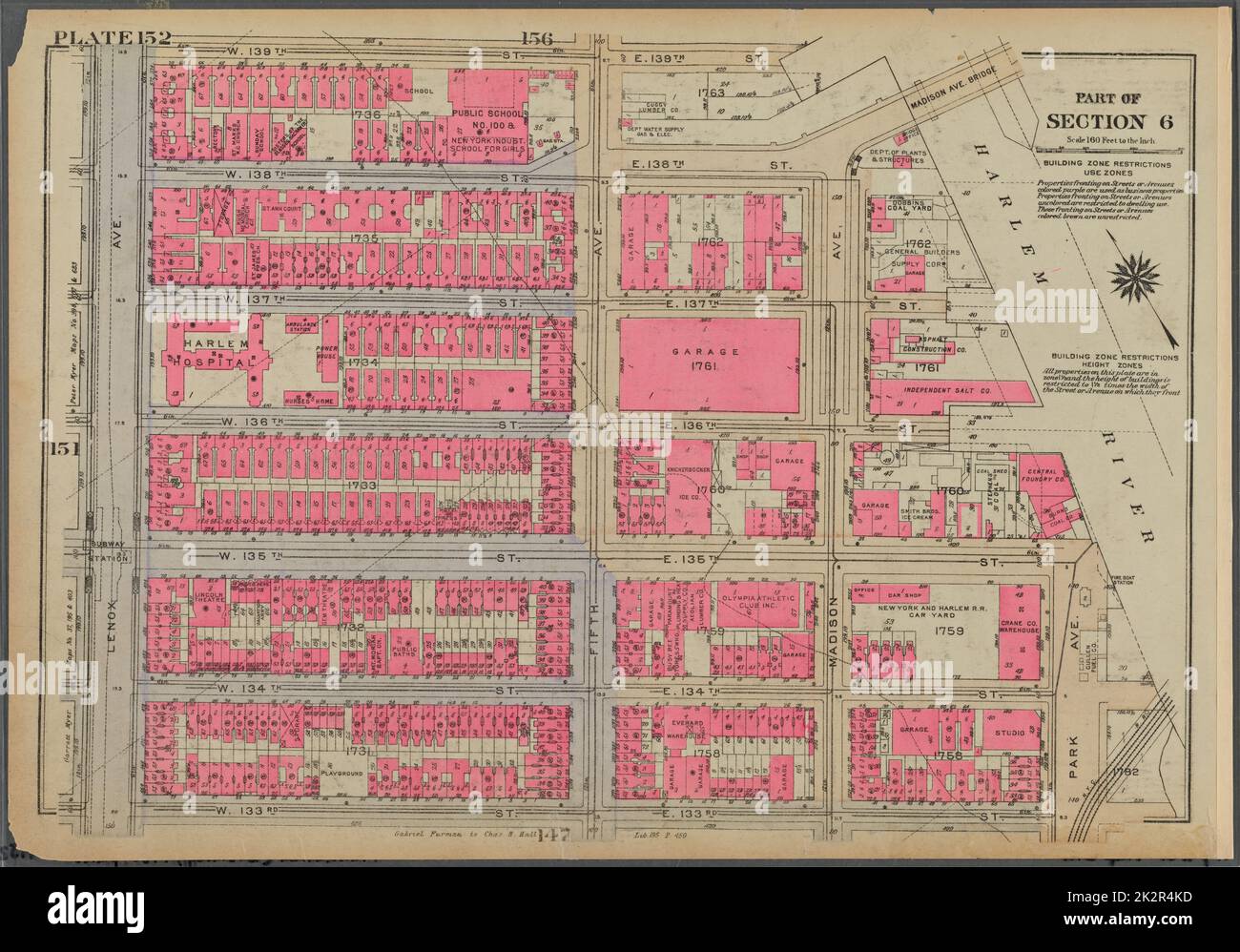 New york madison avenue map Banque de photographies et d’images à haute ...