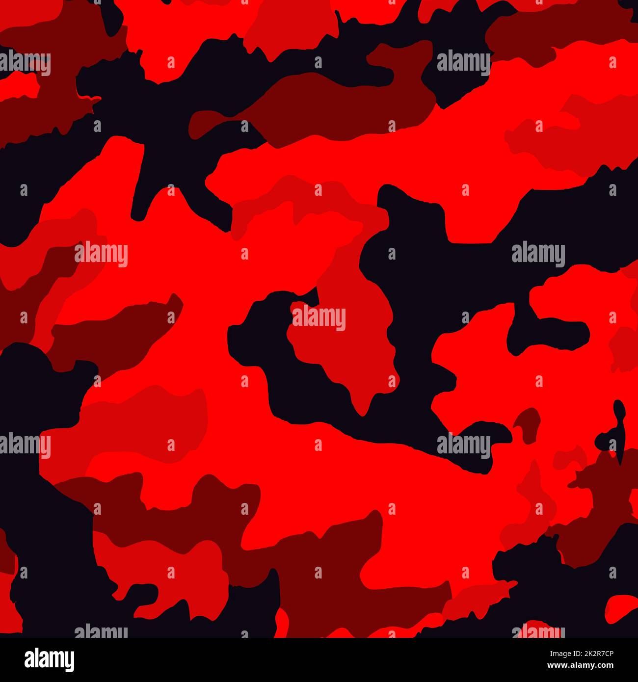 Fond texture militaire kaki rouge noir camouflage - Vector Banque D'Images