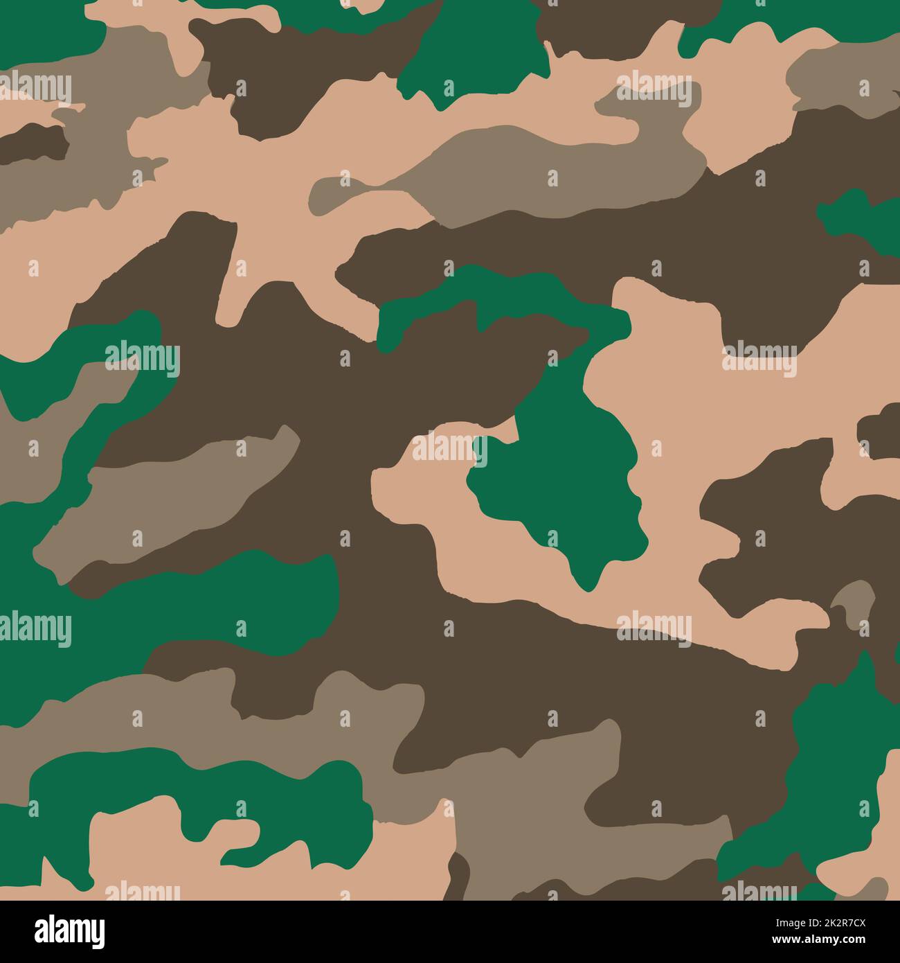 Texture d'arrière-plan de la flore de l'armée verte - illustration vectorielle Banque D'Images