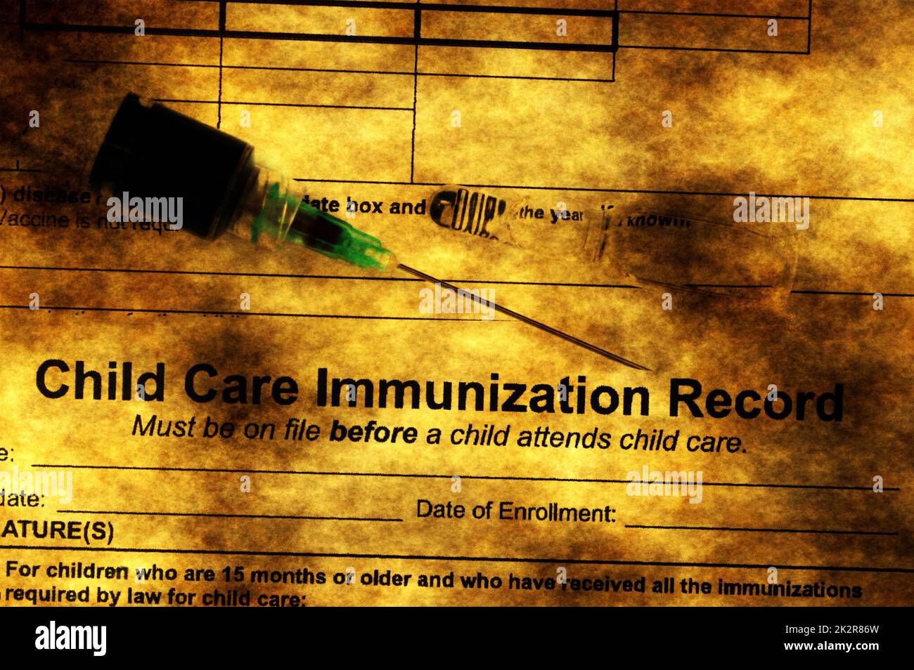 Grunge vaccination concept Banque D'Images