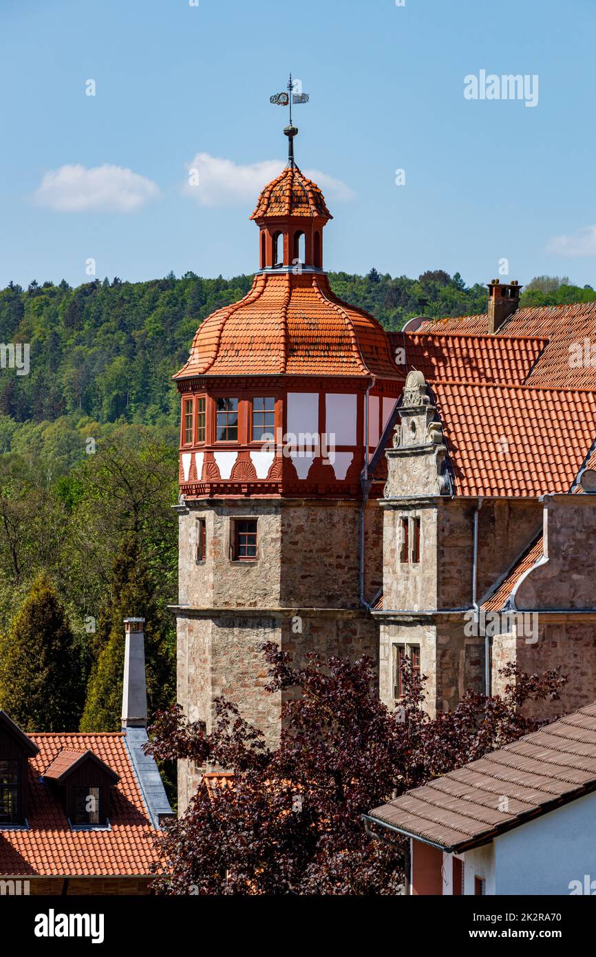 Le château Renaissance de Nesselröden à Hesse Banque D'Images