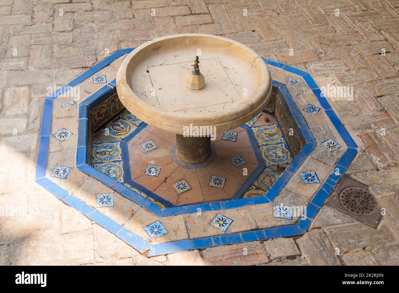 Royal alcázar de Séville, un complexe palais fortifié construit sur différents stades historiques Banque D'Images