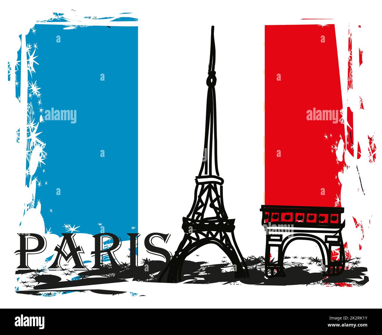 Paris, France - Carte abstract grunge Banque D'Images Paris, France - Carte abstract grunge Banque D'Images