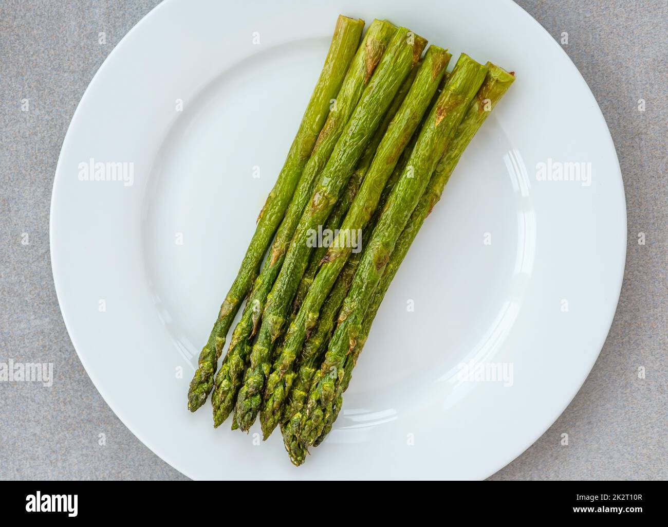 Bouquet d'asperges cuites Banque D'Images