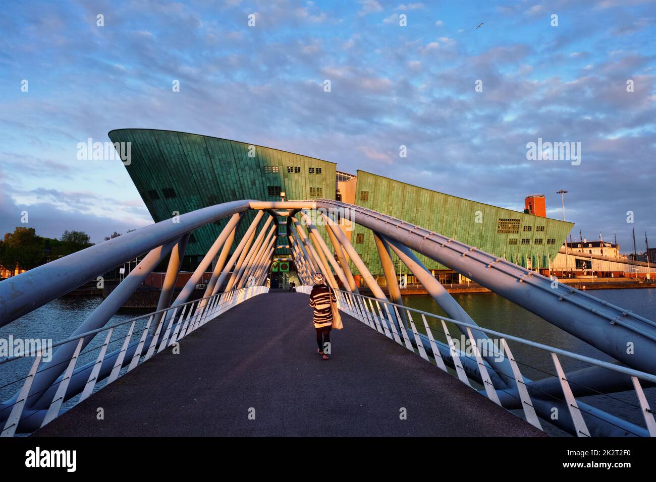 Le Musée des sciences NEMO, Amsterdam, Pays-Bas Banque D'Images