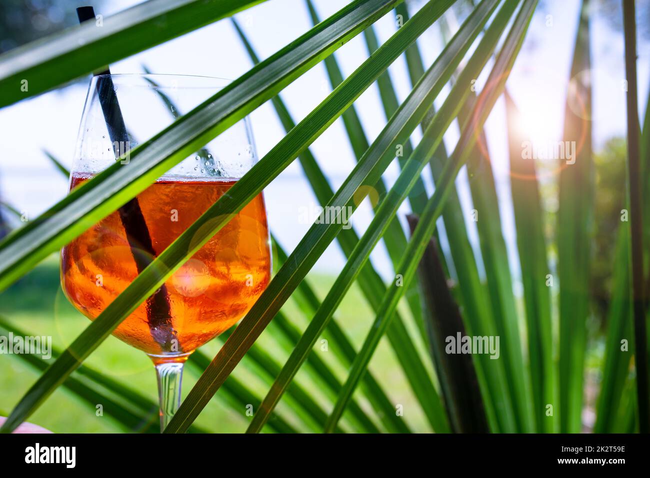 Cocktail Aperol spritz Banque D'Images