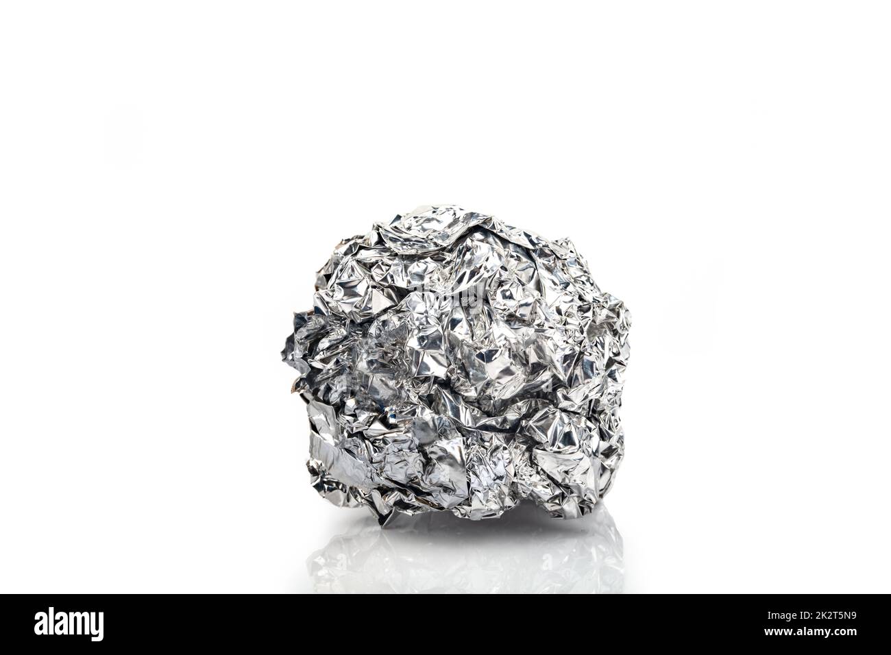 Aluminium froissé Banque D'Images