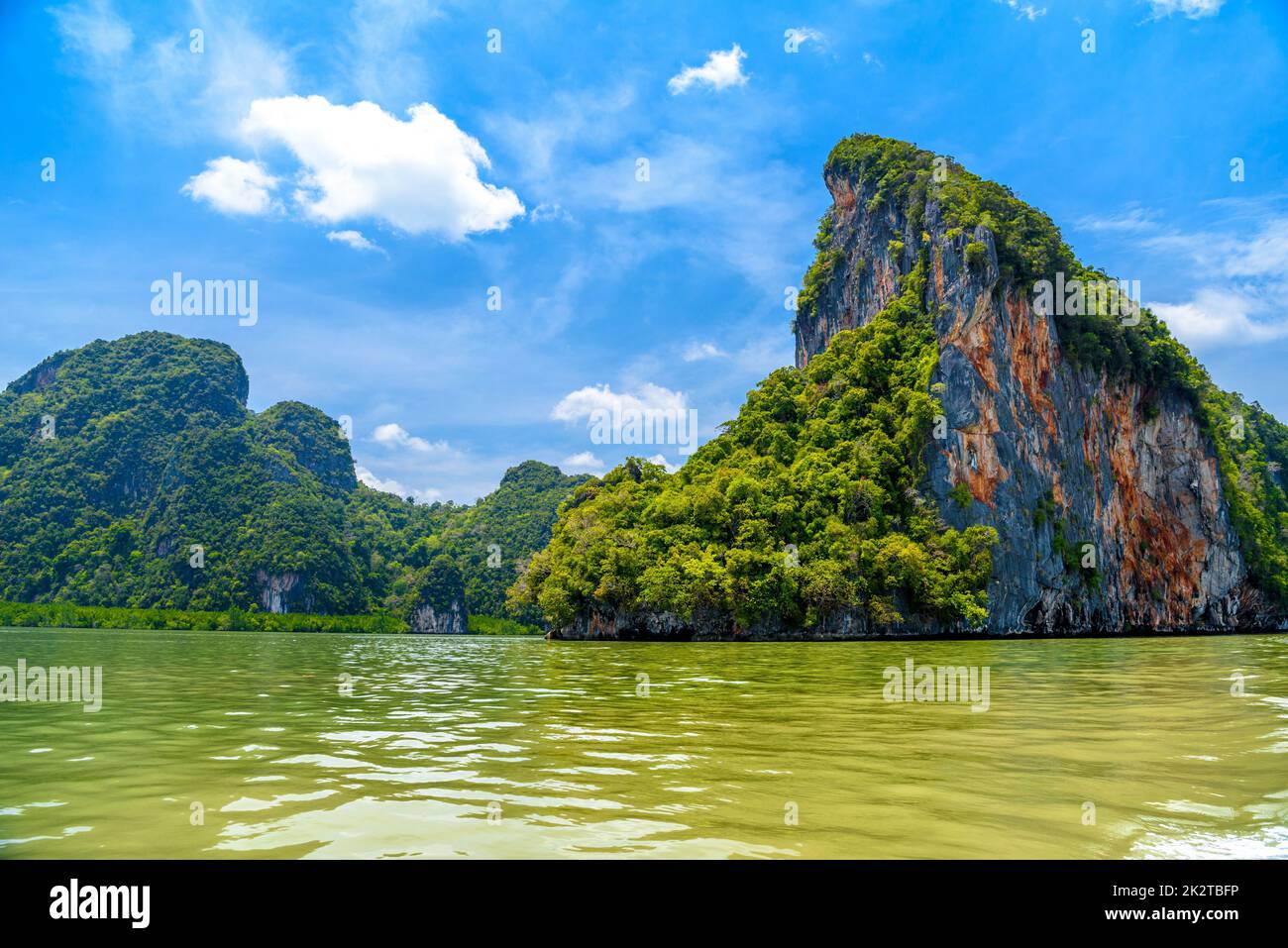 Village de Koh Panyee, Ko Panyi, Mueang Phang-nga, Ao Phang-nga NAT Banque D'Images