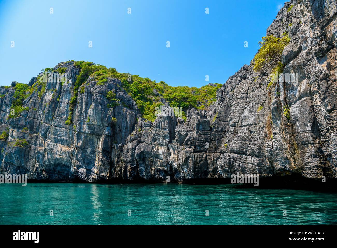 Parc national de MU Ko Ang Thong, Golfe de Thaïlande, Siam, coloré Banque D'Images