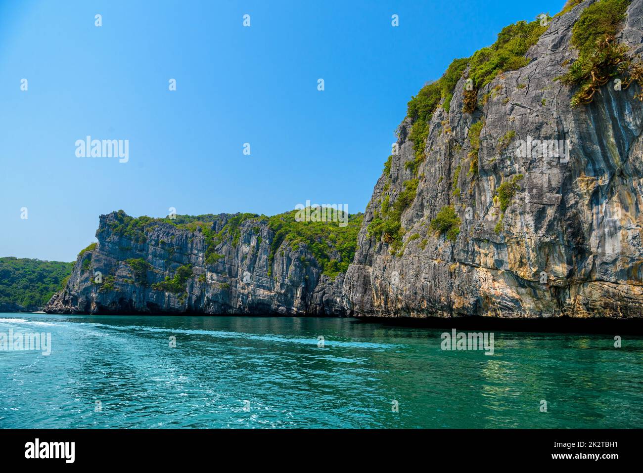 Parc national de MU Ko Ang Thong, Golfe de Thaïlande, Siam, coloré Banque D'Images