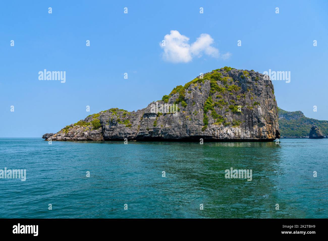 Parc national de MU Ko Ang Thong, Golfe de Thaïlande, Siam, coloré Banque D'Images