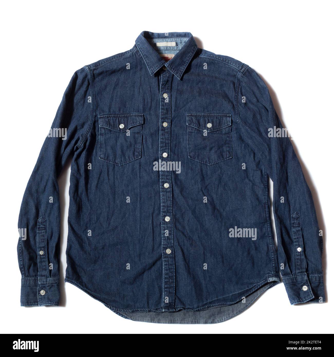 Chemise BD Baggies Homme – Denim Bleu – Taille XL – 100% Coton – À Poches