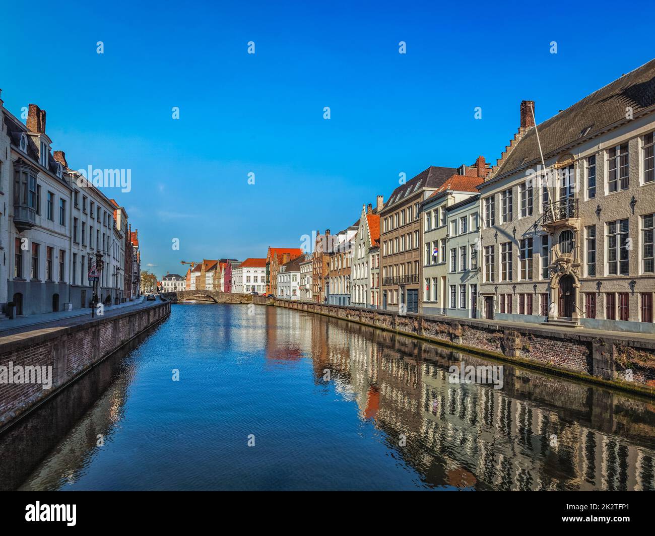 Canaux de Bruges Banque D'Images