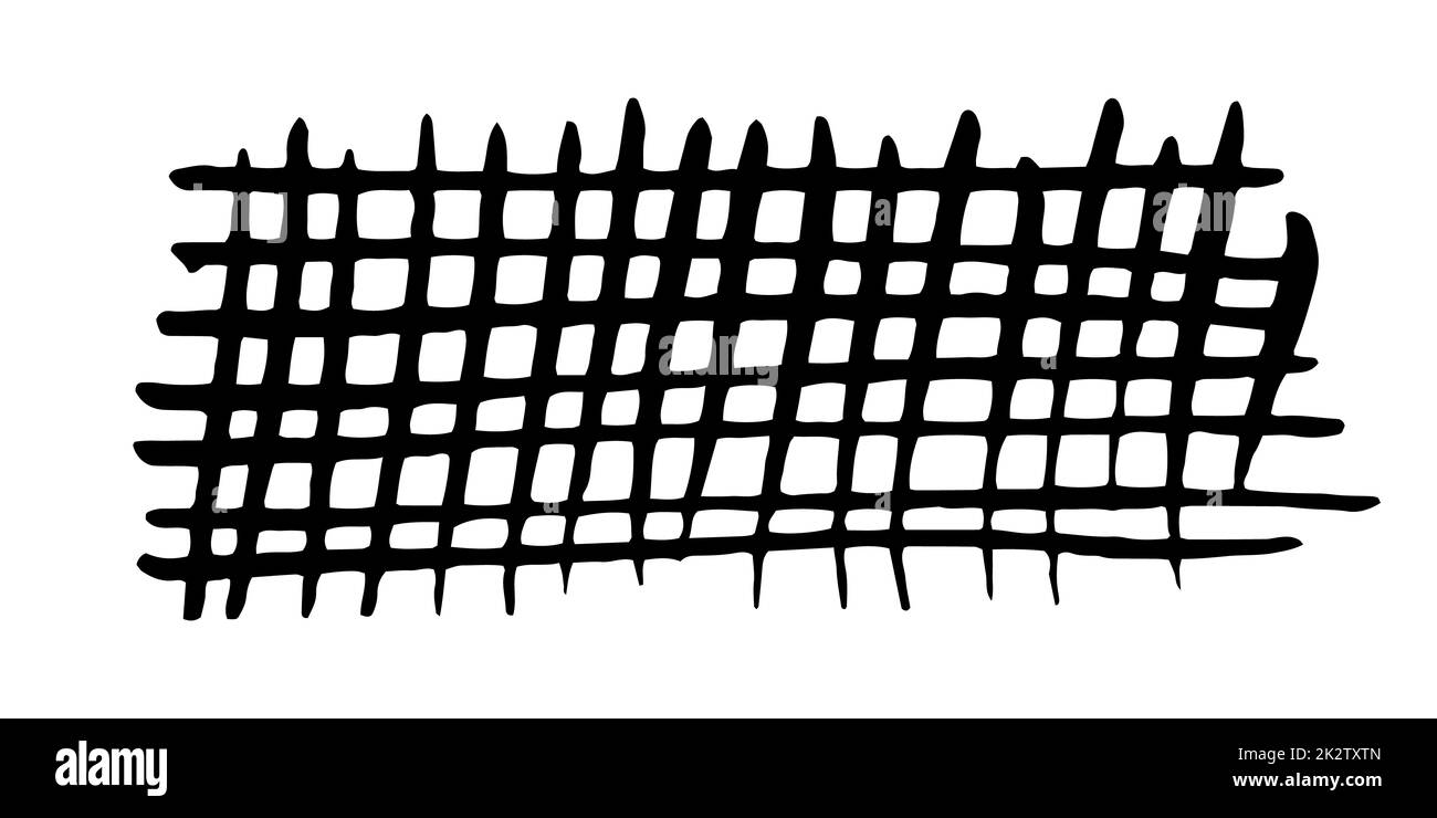 Texture hachurée peinte à la main avec un trait de pinceau noir Banque D'Images Texture hachurée peinte à la main avec un trait de pinceau noir Banque D'Images