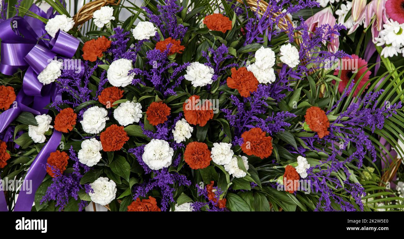 Bouquet de fleurs colorées Banque D'Images