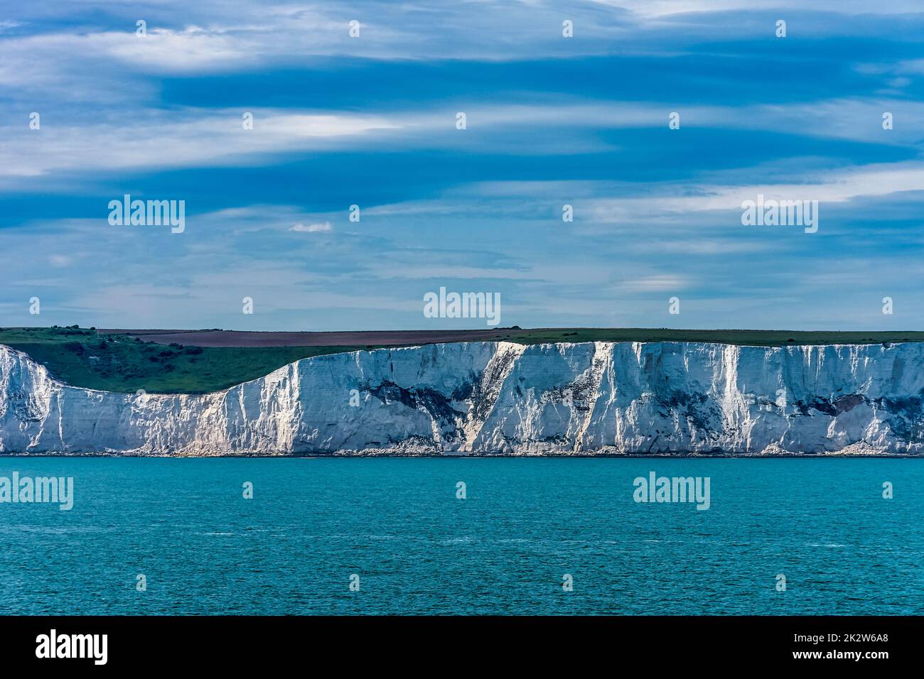Falaises blanches d'Angleterre à Douvres, Royaume-Uni Banque D'Images
